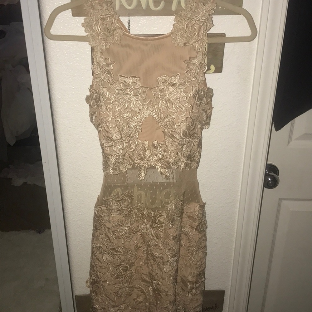 CQ by CQ partial see threw dress